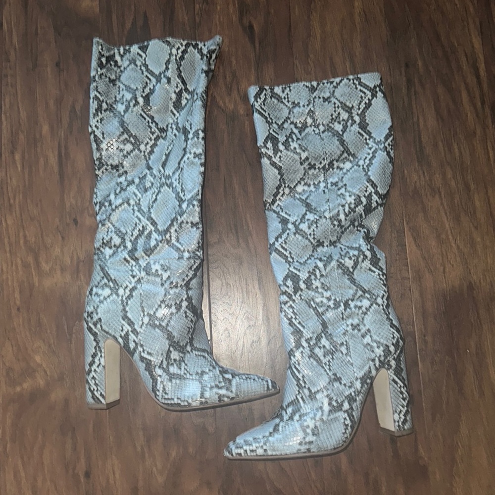 Snake Skin Boots
